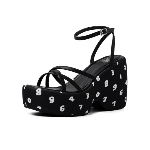 RAPHAEL SONA Wedge Heel High Heels 11cm Women's