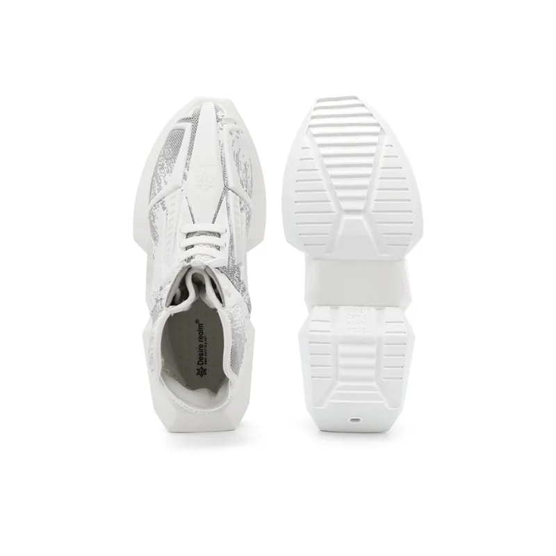 NORVINCY Ankle Boots Unisex White-2