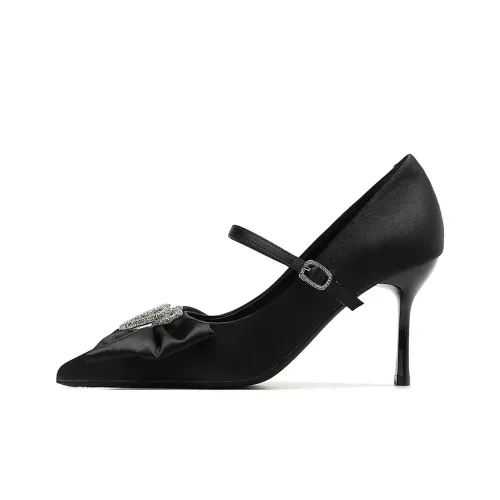 Zubumei Slim Heel High Heels 8CM Women's