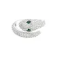 Full Rhinestone Serpent Ring (S925 Silver)