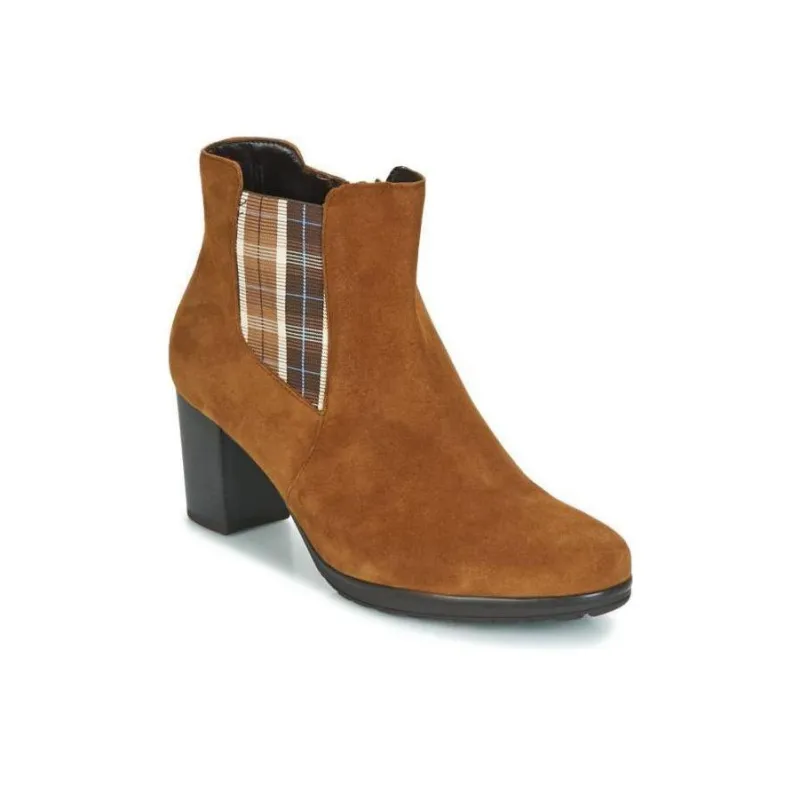 Gabor Ankle Boots 7cm Women's Brown-2