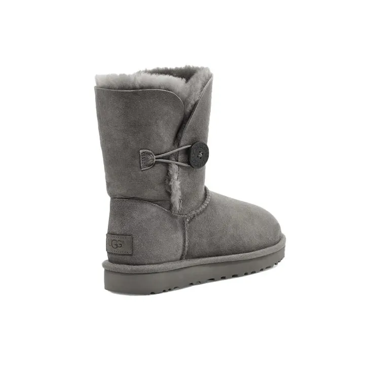 UGG Bailey Button Ii Boot Fleece Lined Gray Women's-3