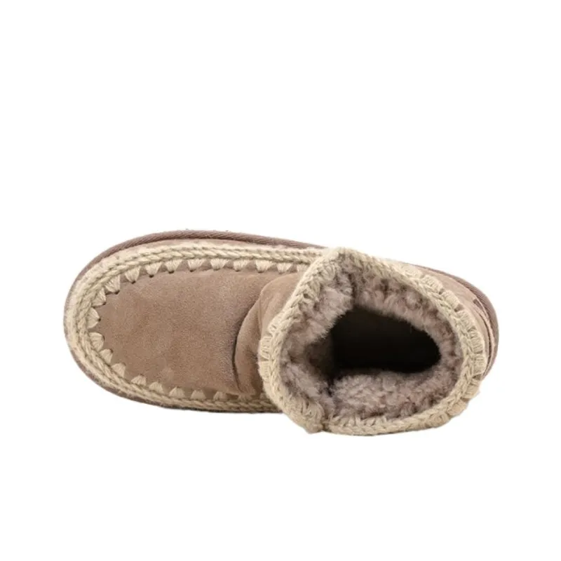 K.D.KENAZ Warm Coverage Snow Boots Women's Brown-2