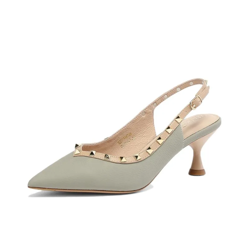 ST&SAT Slim Heel High Heels 7cm Women's-3