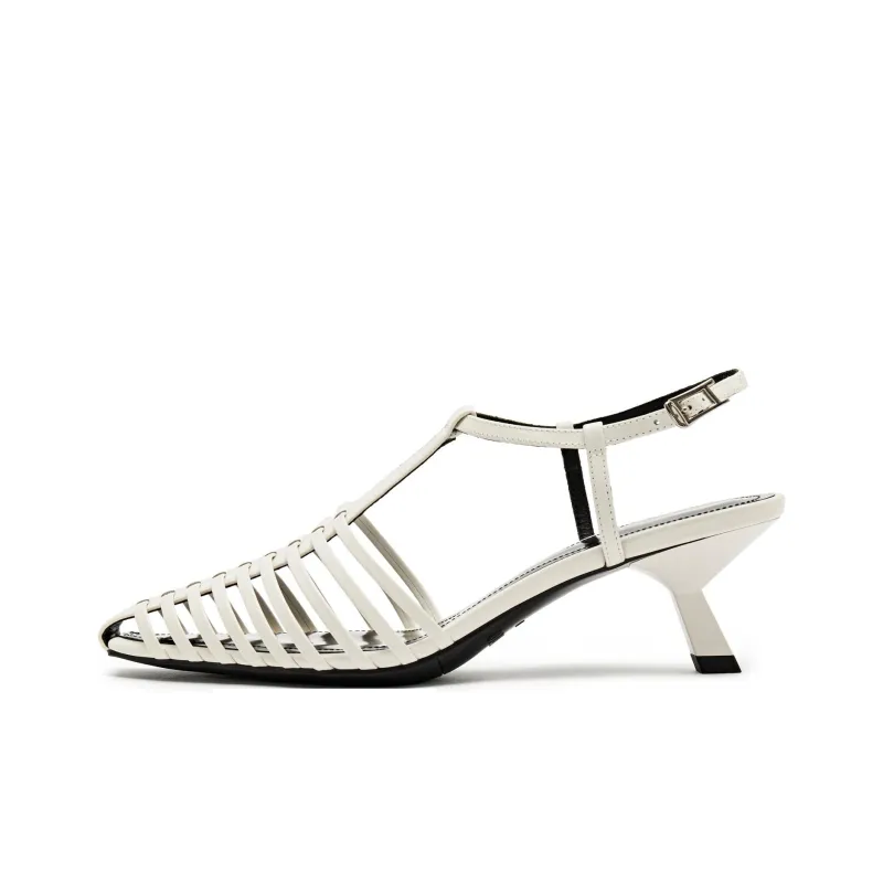 Staccato Fishbone High Heels Slim Heel High Heels 6cm Women's-0