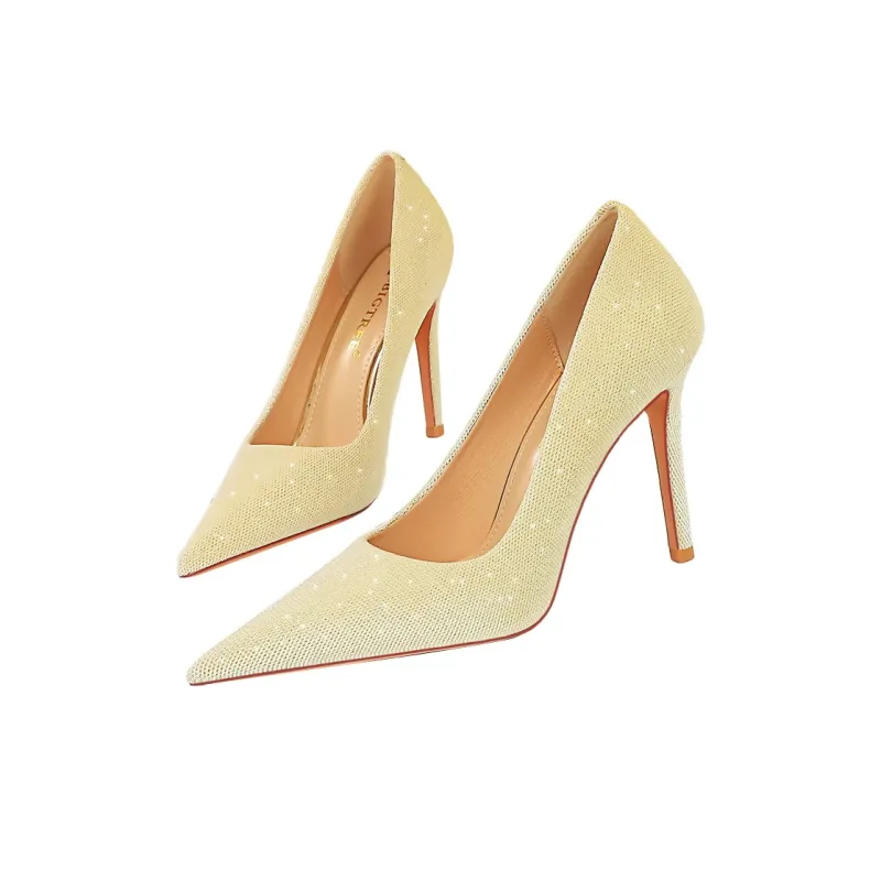 QITUMAUL Slim Heel High Heels Women's-23