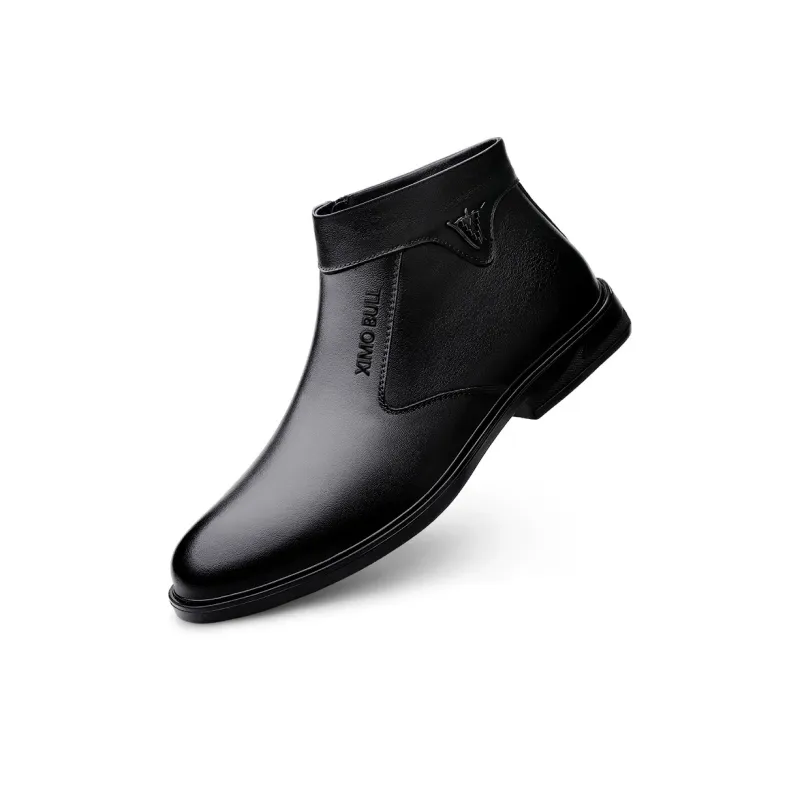 XIMO BULL Ankle Boots Men's Black-1