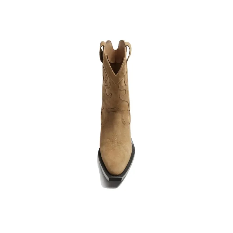 ZARA Ankle Boots Men's Cigar Gray-3