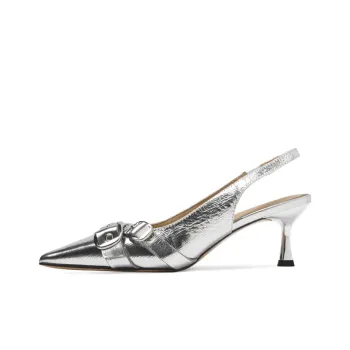 CAMEIDO Slim Heel High Heels 6cm Women's Silver