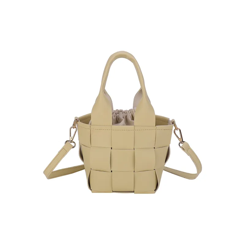 Yalu PU Handbag Women's Ecru/Black/Yellow/Red/Blue/Pink-6
