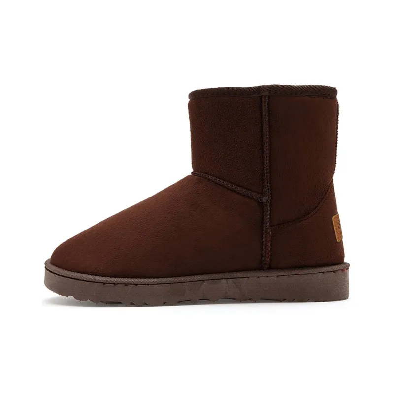 MEXICAN Snow Boots Unisex Black/Gray/Brown-10