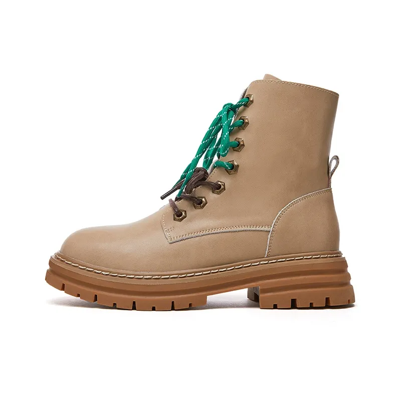 LONSDALE Crew Martin Boot Women's Light Khaki-2