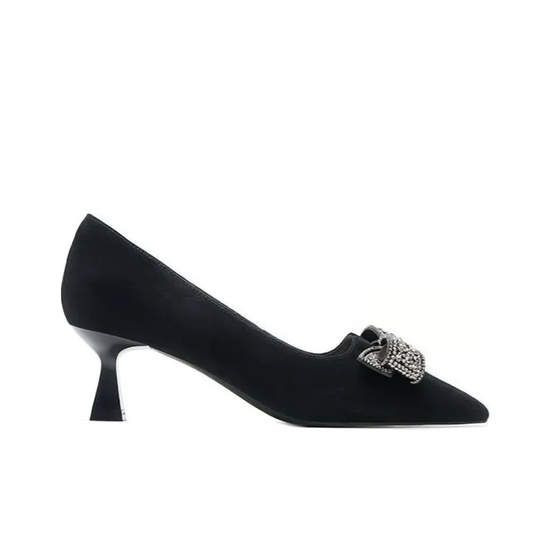 HARSON Chunky Heel High Heels 5.5cm Women's-1