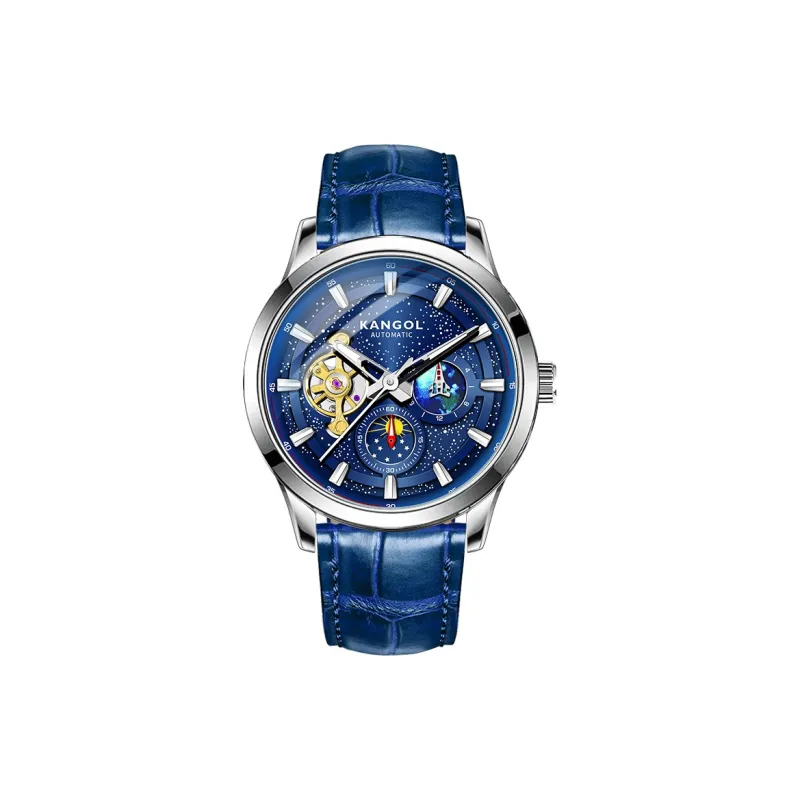 KANGOL Galaxy Xingji Automatic Mechanical Movement Watch Men's Watches Black Dial-24