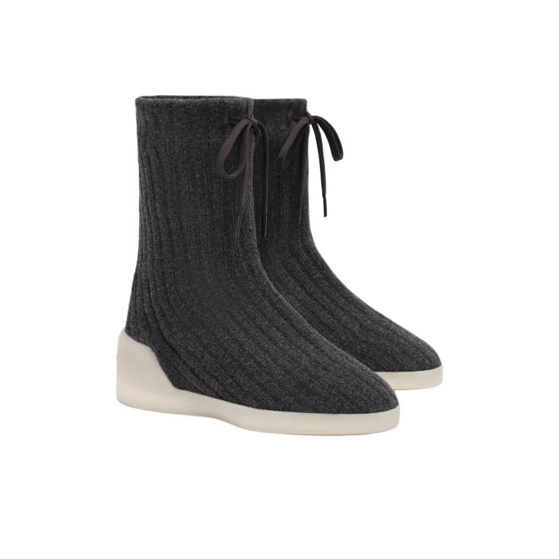 Fear Of God Moc Ankle Boots Unisex Gray Black-2