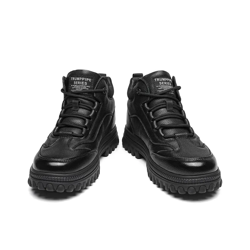 TRUMPPIPE Ankle Boots Men's Black-2
