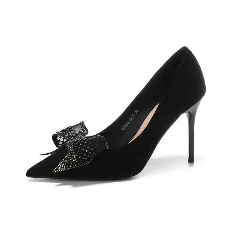 HKCP Slim Heel High Heels 9.5cm Women's-10