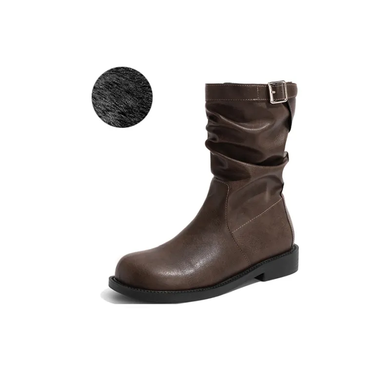 Old Meow Ankle Boots Women's Brown-7