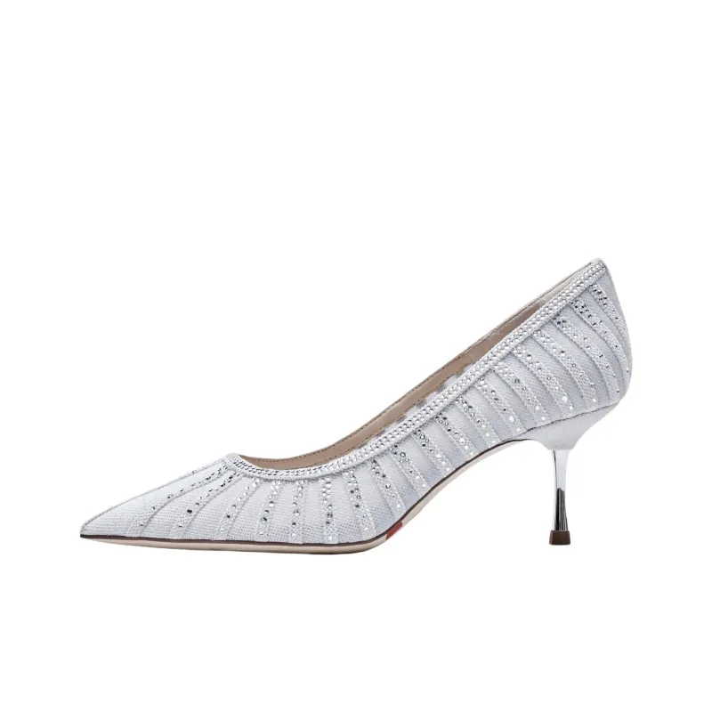 Staccato Kaleidoscope Slim Heel High Heels 6.5cm Women's-4