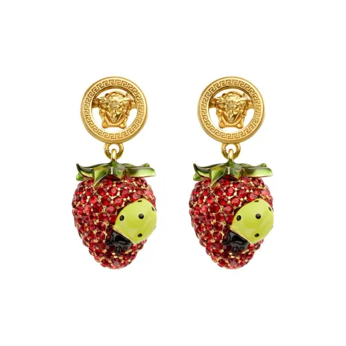 VERSACE Medusa Crystal embellished Earrings