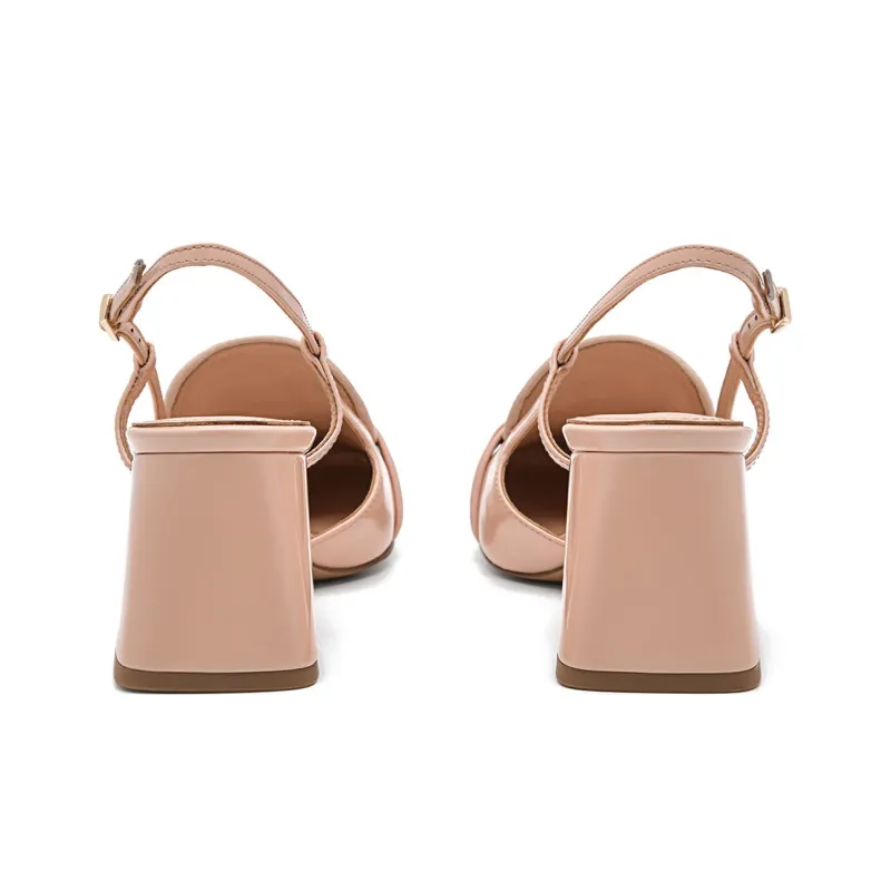 PEDRO Chunky Heel High Heels 6cm Women's-12