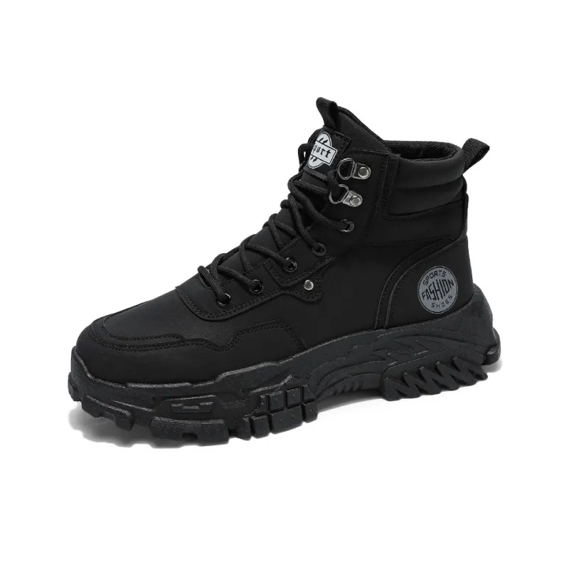 CariteSport Martin Boots Men Black/Khaki-7