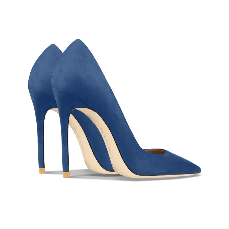 Suyymakk High Heels Women's Dark Blue-3