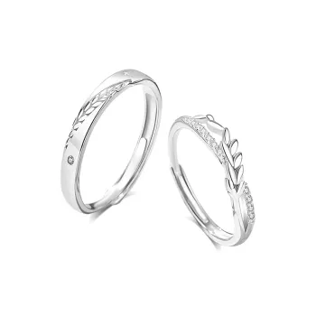 BLANK IN BLANK Sterling Silver Rings Unisex Birthday Gift For Girlfriend