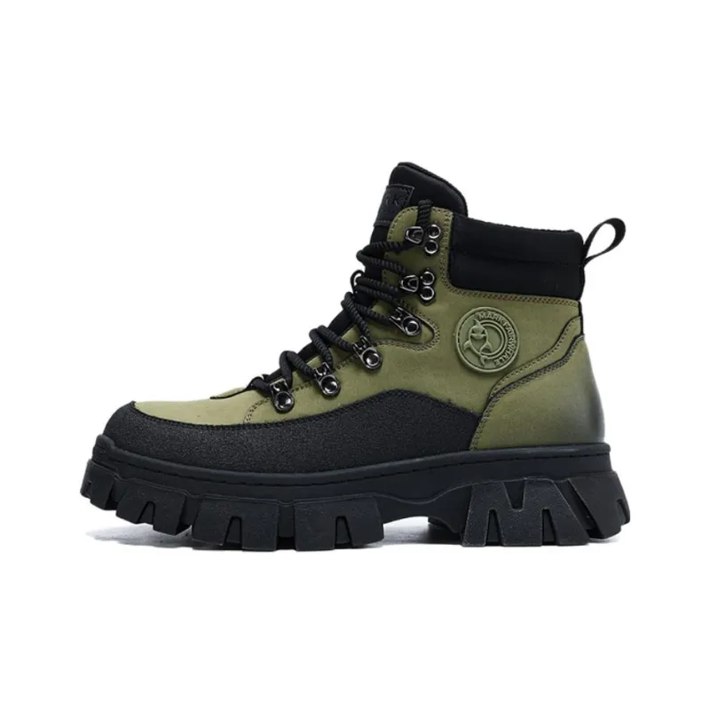 FAIRWHALE Martin Boots Unisex Black-10