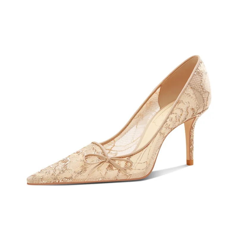 ROSE CASTLE High Heels Women's Gold-0