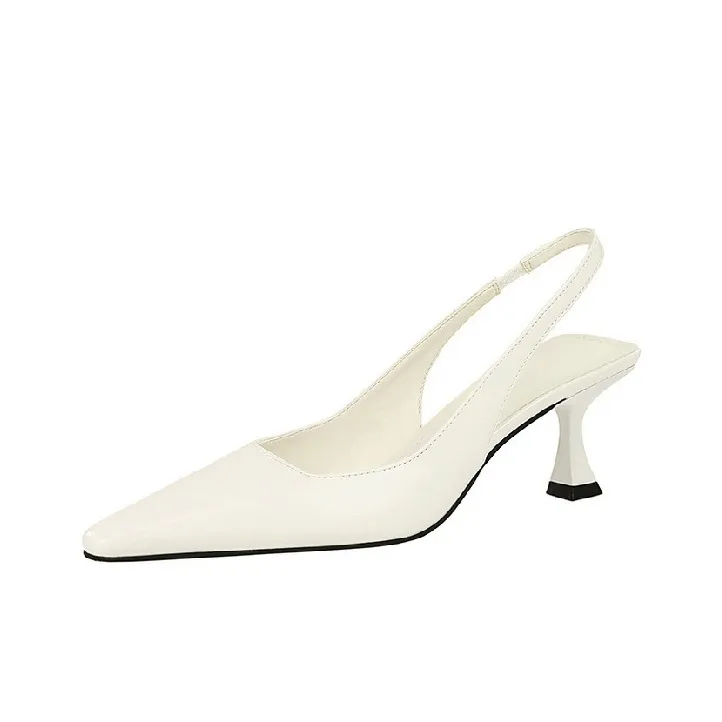BIGTREE Flared Heel High Heels 6cm Women's-0