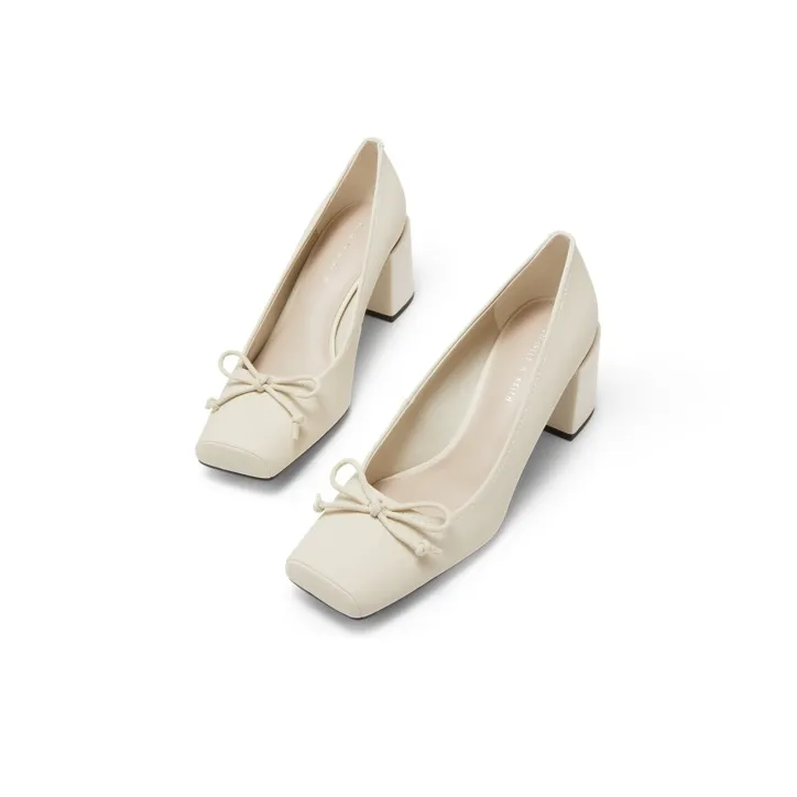 CHARLES&KEITH High Heels Women's Pink/White/Black-2