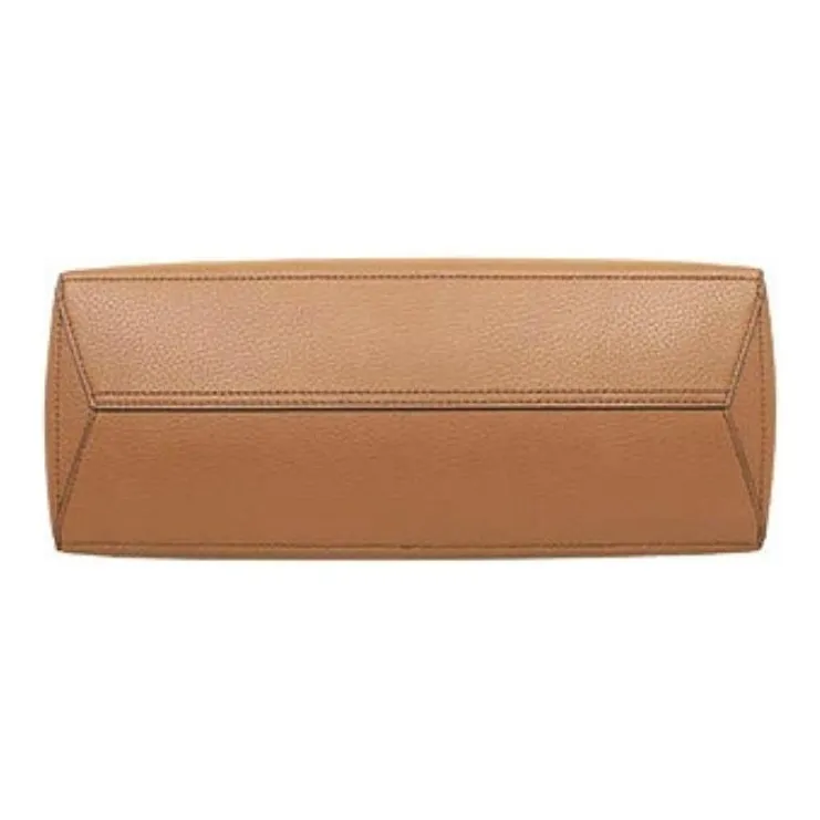 MICHAEL KORS Leather Tote Bag, Shopping Bag, Shoulder Bag, Crossbody Bag, Handbag Tubas Women's Leather Brown-3