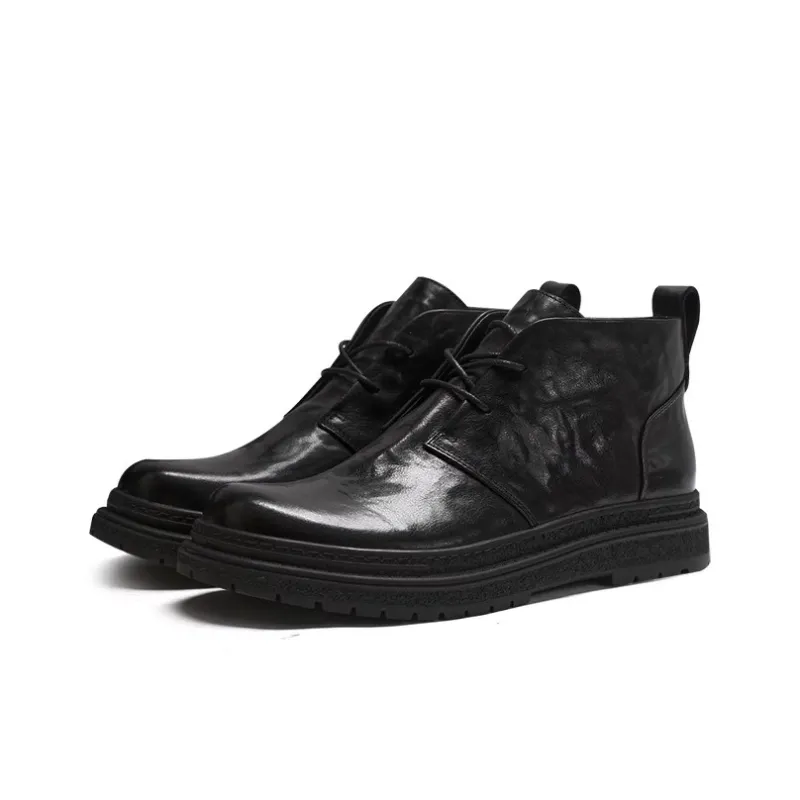 Voguhomme Ankle Boots Men's Black-1