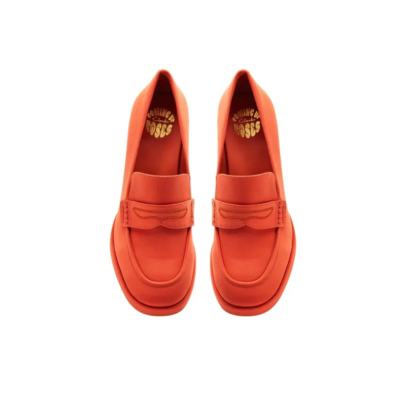 Martine Rose x Clarks Chunky Heel High Heels Women's Orange-3