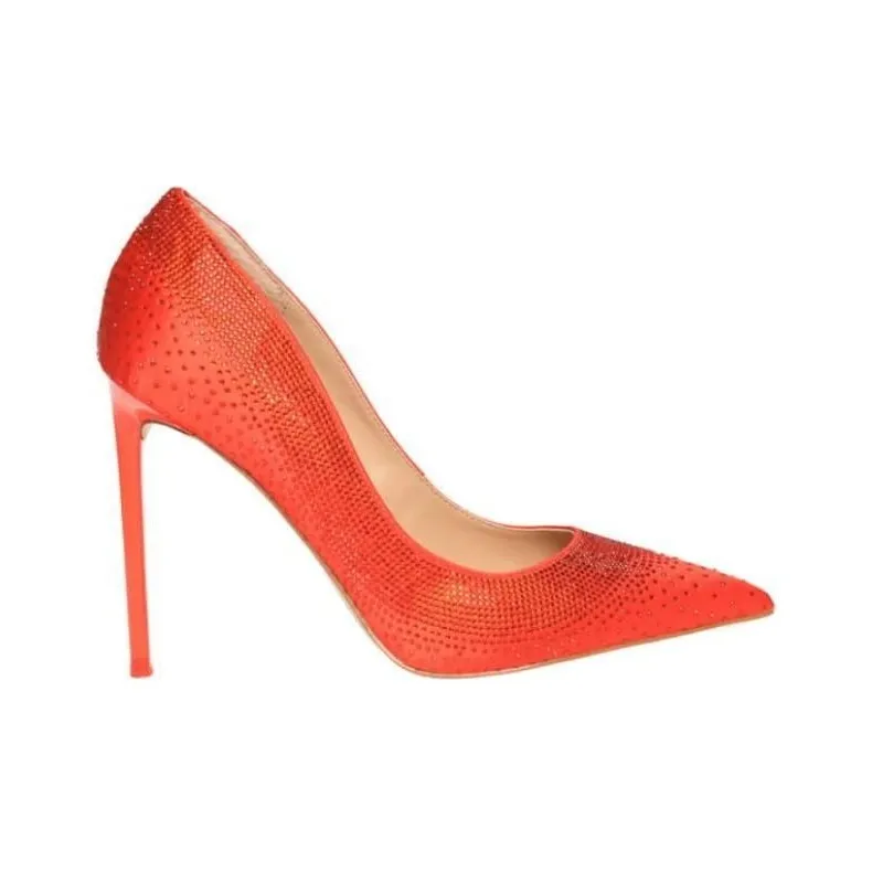 STEVE MADDEN Slim Heel High Heels 10.5cm Women's Orange-1