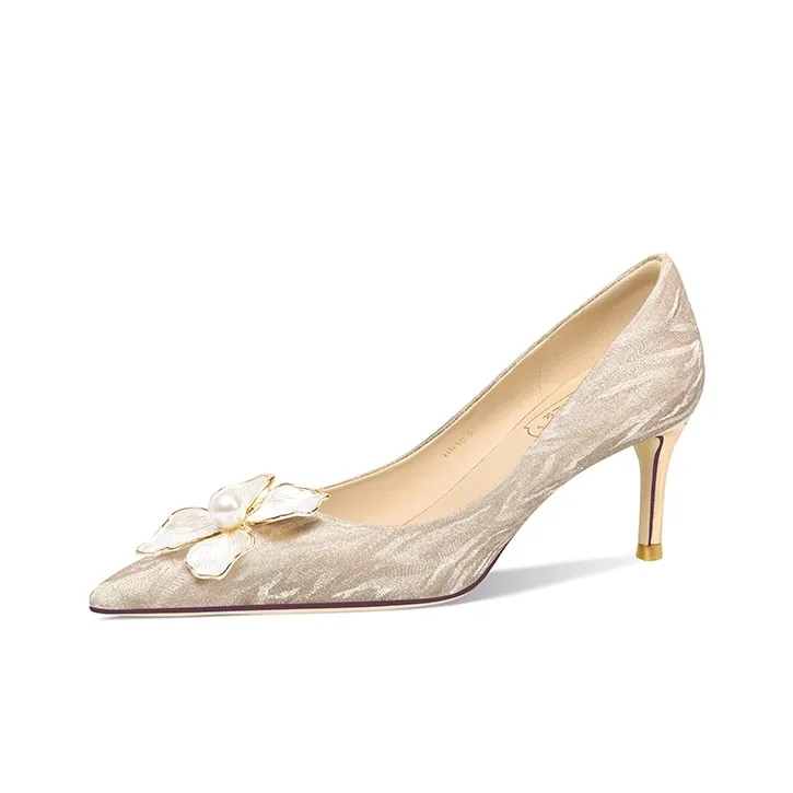 Holy Rose High Heels Women's Gold-5