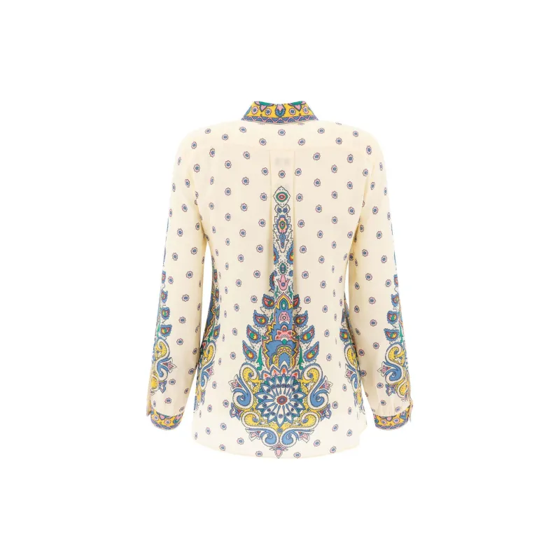 ETRO Floral Printed Straight Hem Shirt-1