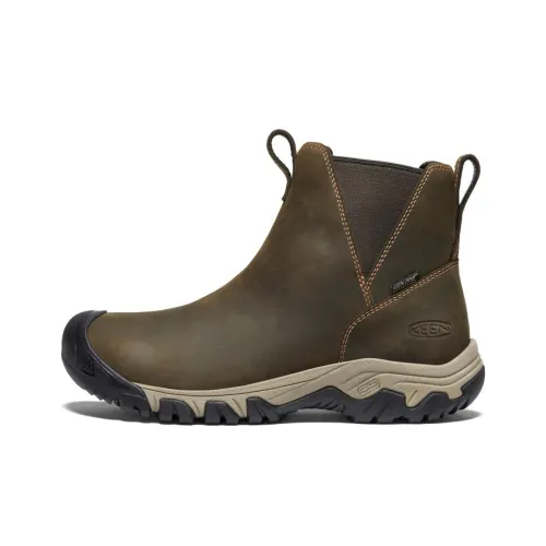 KEEN Greta Short Chelsea Boots Women's Brown