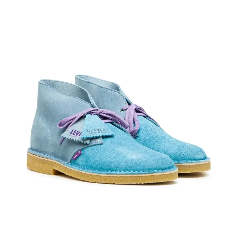 Clarks X Levi's Vintage Clothing Desert Boots 'Blue'-2