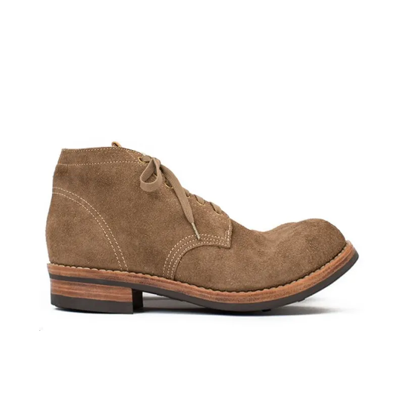 Visvim Ankle Boots Men Camel-1