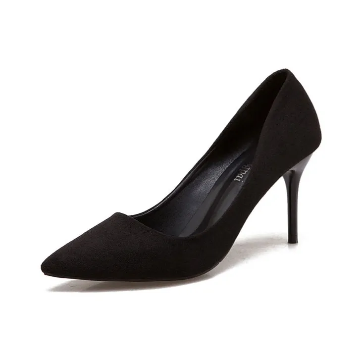 WECKER High Heels Women's Apricot/Black-2