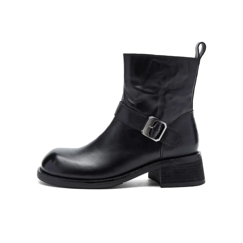 NINE WEST Ankle Boots 5cm Women's Black-0
