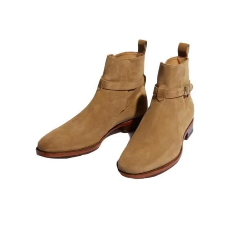 SCAROSSO Libero Buckled Ankle Boots-3