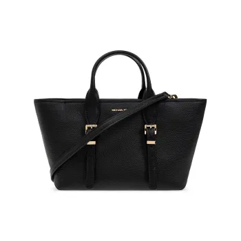 MICHAEL KORS Calfskin One Shoulder Handbag Women's Black