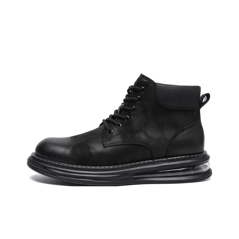 TRUMPPIPE Ankle Boots Men's Black-0