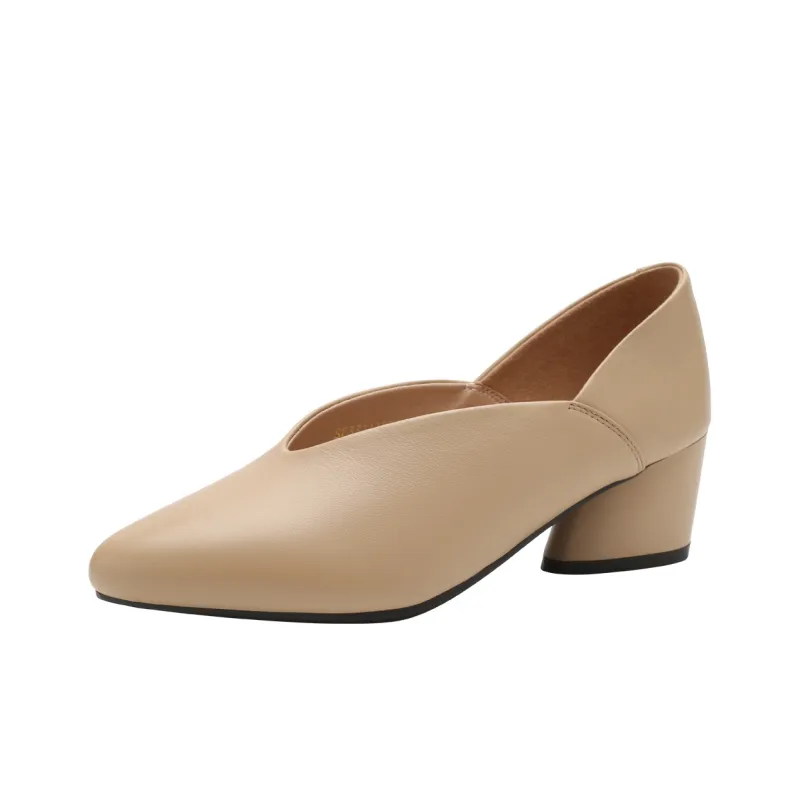 Safiya Chunky Heel High Heels 5cm Women's-10