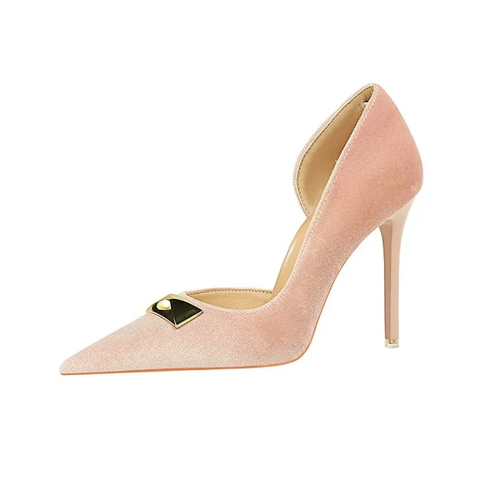 BIGTREE Slim Heel High Heels 10.5cm Women's-2