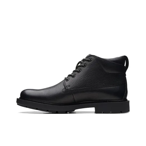 Clarks Short Martin Boot Men's Black