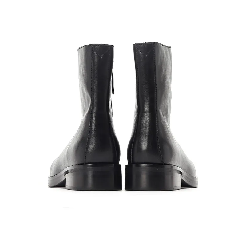 FEELDOTRENDS Ankle Boots 3.5 Cm Unisex Black-4